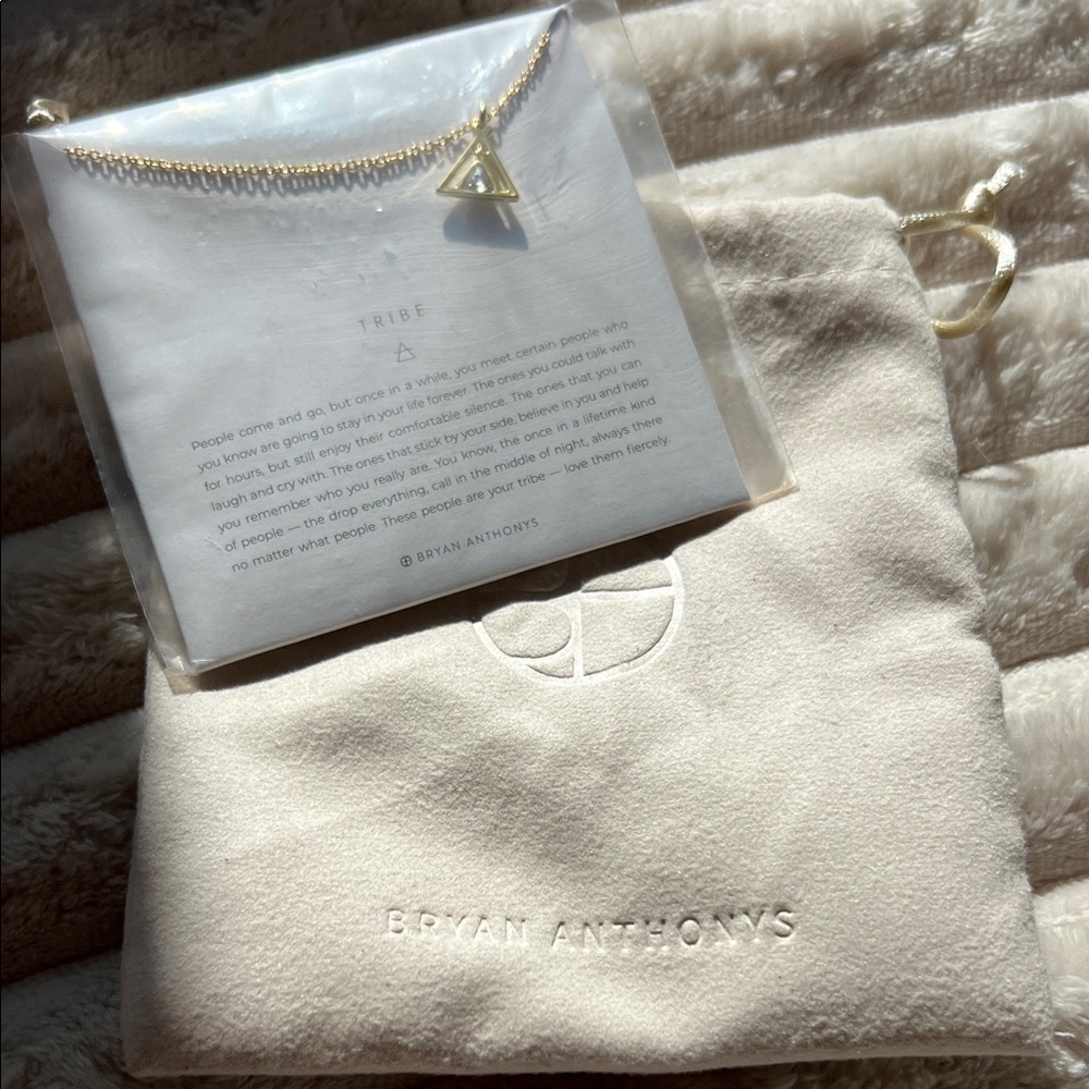 Bryan Anthonys Gold Triangle Tribe Necklace